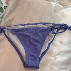 Women's Purple Tie-Side Bikini Bottom M